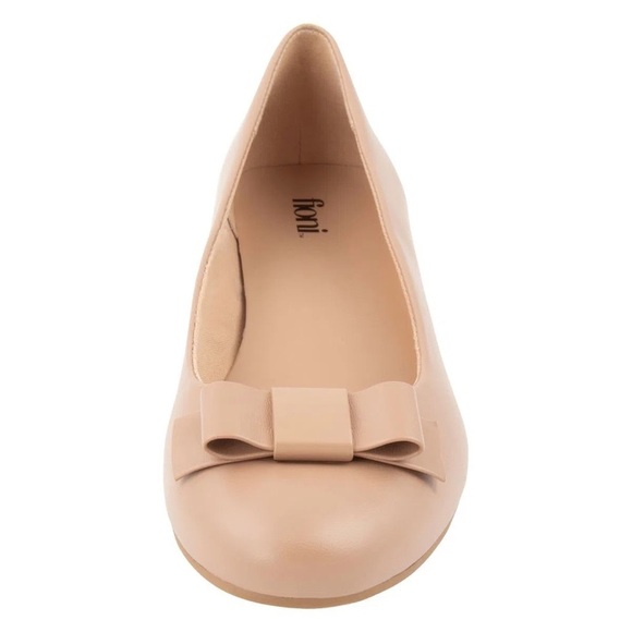 FIONI Grace Low Block Heel Pump With Bow Round Toe Size 8 New - Picture 14 of 14